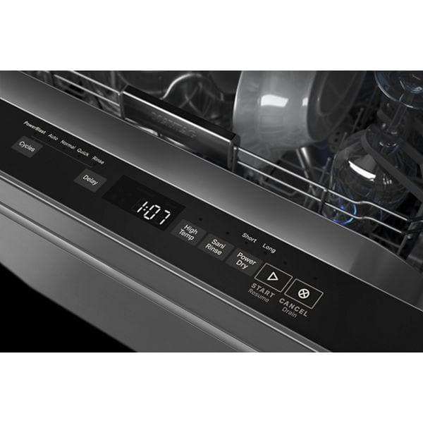 Kalamera 24 in. Top Control Mat Silver Built-in Smart Dishwasher with Finger Print-Resist and Energy Star