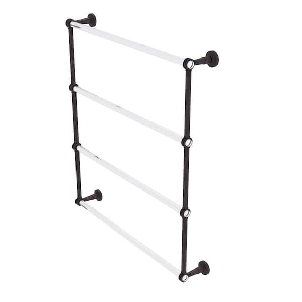Allied Brass Pacific Beach Collection 30 in. Wall Mounted Towel Bar in Venetian Bronze with Dotted Accents