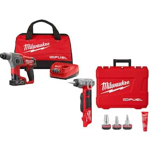 M12 FUEL 12V Cordless 5/8 in. SDS-Plus Rotary Hammer & ProPEX Expander w/1/2 in. - 1 in. Expander Heads Combo Kit