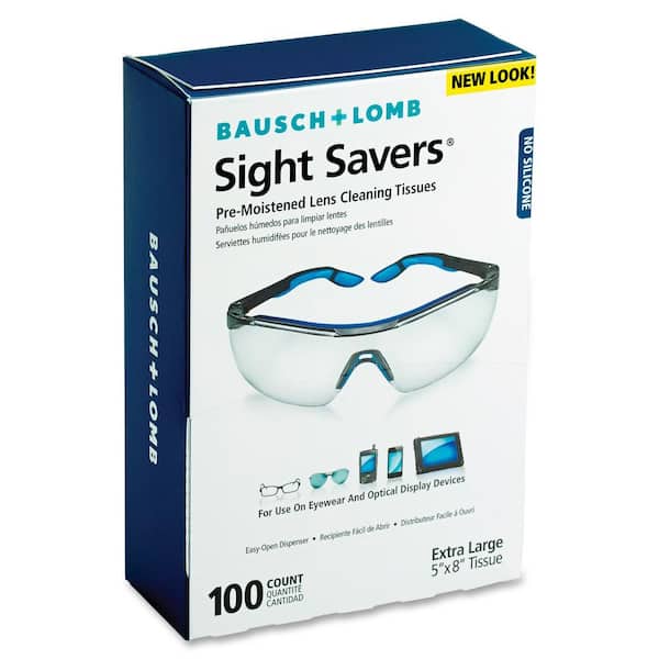 See Clear Lens Cleaning Wipes for Eye Glasses, 5 in x 6 in, 120 Wipes, 1  Pack 