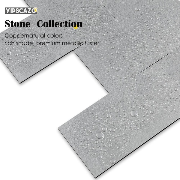 3 in. x 6 in. PVC Peel and Stick Tile (12.5 sq. ft. /100-Sheets)