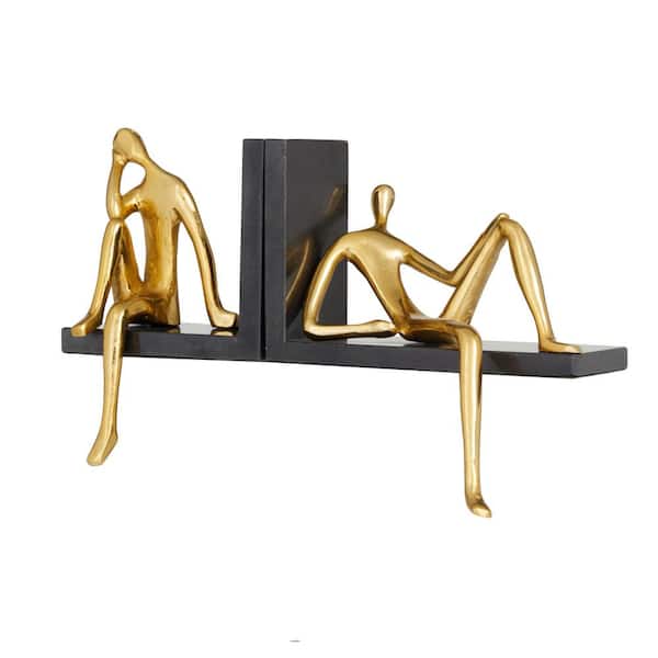 Marble Brass Bookends Set - PoweredByPeople