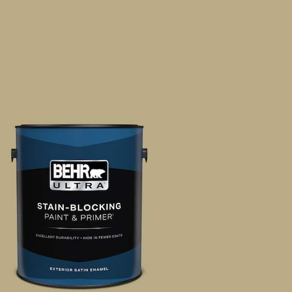 BEHR ULTRA 1 gal. #PPU8-08A Makrut Lime Satin Enamel Exterior Paint & Primer