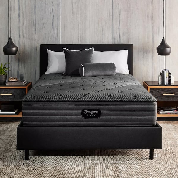 Beautyrest Black L-Class Twin XL Medium 13.5 in. Mattress Set with 9 in. Foundation