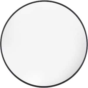 16 in. W x 16 in. H Round Aluminum Framed Wall Mount Modern Decorative Bathroom Vanity Mirror