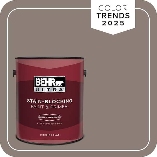 BEHR ULTRA 1 gal. Home Decorators Collection #HDC-NT-27B Wild Truffle Extra Durable Flat Interior Paint & Primer