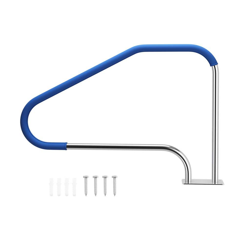 Hand Jstor Pool UPC 719065672731 - 48 x 34 in. Stainless Steel Swimming Pool Hand Rail ...