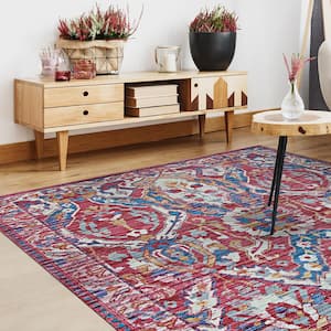 Bliss Zagros Poppy Red 9 ft. x 13 ft. Area Rug