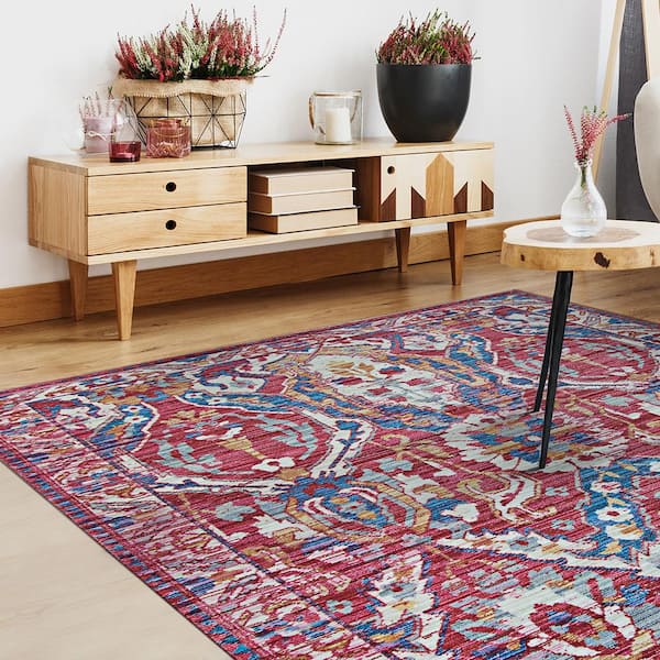 Bliss Zagros Poppy Red 8 ft. x 10 ft. Area Rug