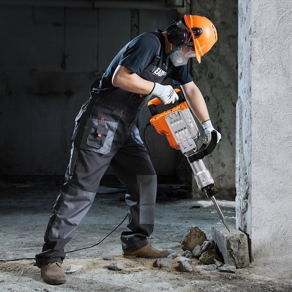 28.7 in. x 7 in. Demolition Jack Hammer, 3500W Jack Hammer Concrete Breaker, 1900 BPM Heavy Duty Electric Jack Hammer