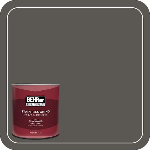 BEHR ULTRA 1 qt. #MQ2-62 Peppery Extra Durable Flat Interior Paint & Primer