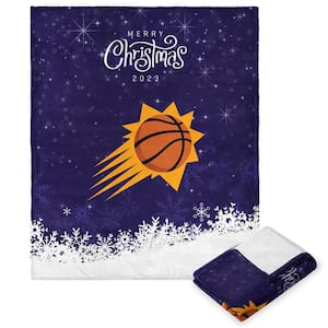 NBA Christmas 2023 Suns Multicolor Polyester Silk Touch Throw Blanket