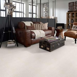 Recognition II - Shadow - Gray 24 oz. Nylon Pattern Installed Carpet