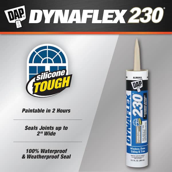 Dynaflex 230 10.1 oz. Almond Premium Elastomeric Exterior/Interior Window, Door and Trim Sealant