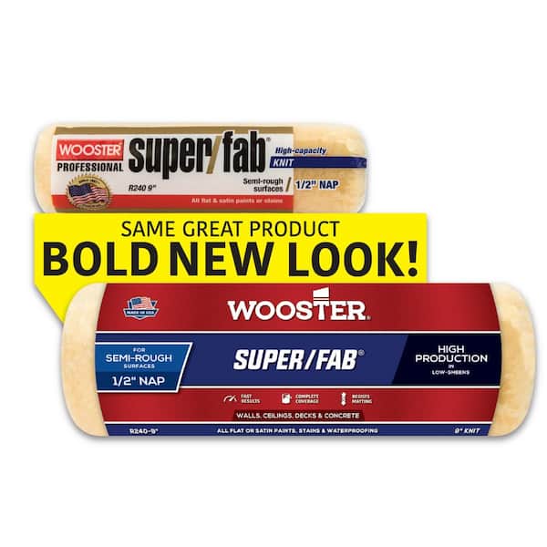 9 in. x 1/2 in. Pro Super/Fab High-Density Knit Roller Cover