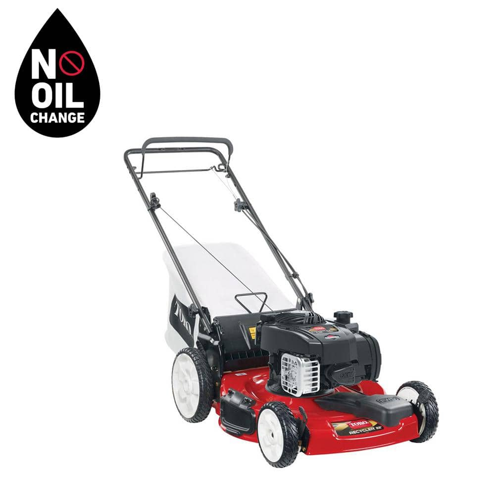 Toro Recycler 22 In Briggs Stratton High Wheel Variable Speed Gas Walk Behind Self Propelled Lawn Mower With Bagger 21378 The Home Depot