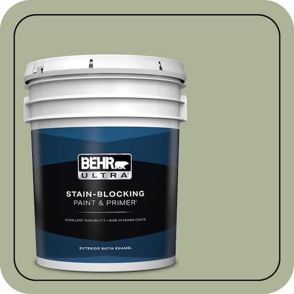 BEHR ULTRA 5 gal. Home Decorators Collection #HDC-CT-28 Cottage Hill Satin Enamel Exterior Paint & Primer