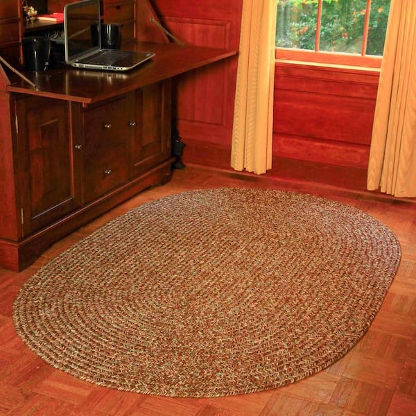 nuLOOM Charlene 3 X 5 (ft) Jute Natural Oval Indoor Border Area Rug in the  Rugs department at