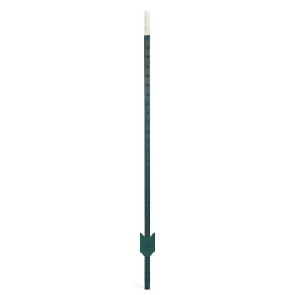 1. 4in. x 84in. Green Steel T-Post with T-Channel and Anchor Plate (1-Pack) price history on PriceWatchPro