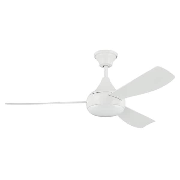 KICHLER Ample 54 in. Indoor/Outdoor White Dual Mount Ceiling Fan