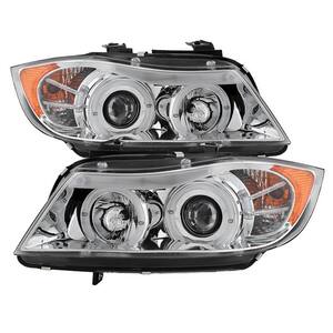 Spyder Auto Honda Accord 08-12 4Dr Projector Headlights- LED Halo