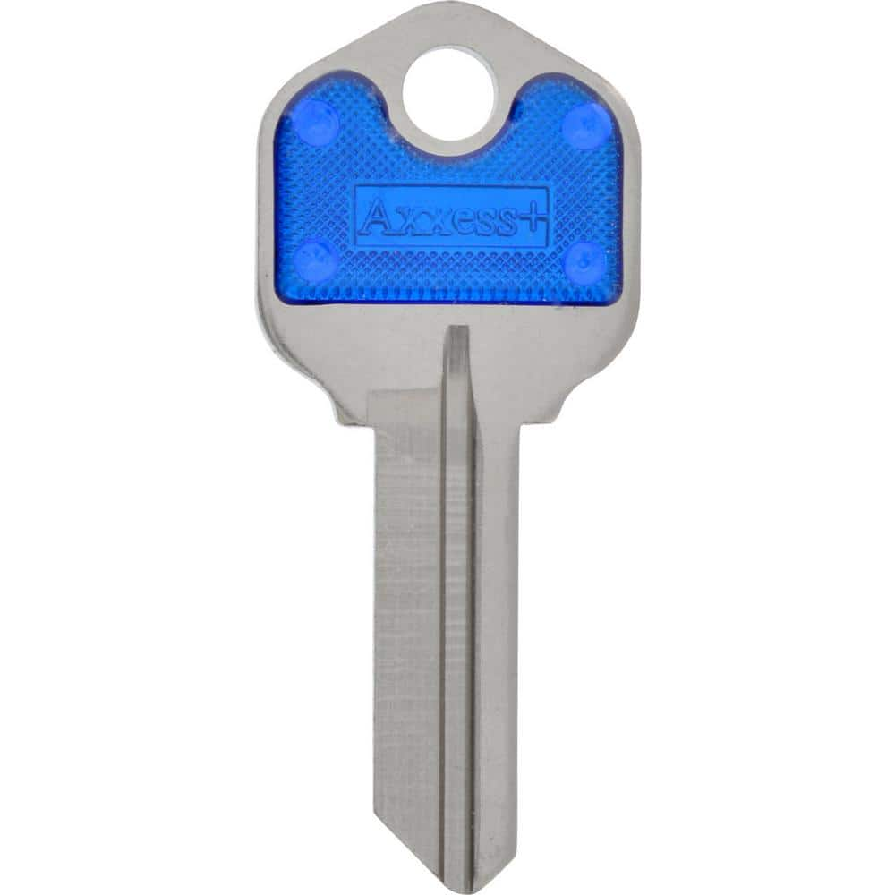 Hillman #66 Light Blue Key Blank 446322 - The Home Depot