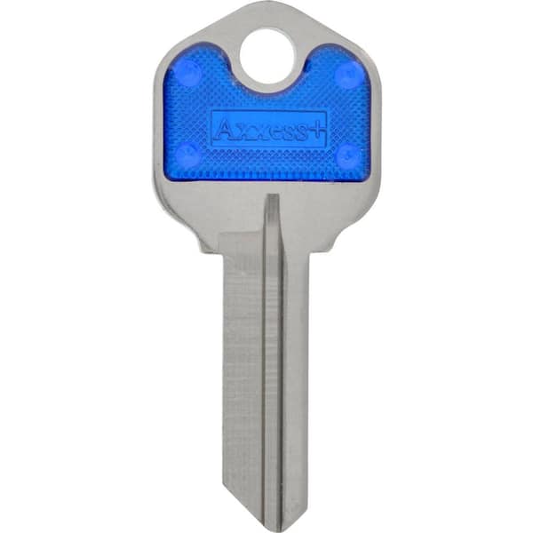 Hillman #66 Blue Key Blank (10-Pack) 88911 - The Home Depot