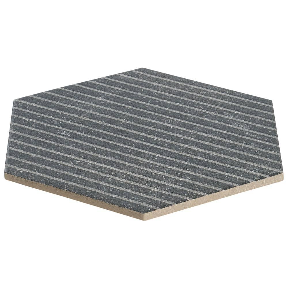 Lannister Matte Gray Hexagonal Porcelain Wall & Floor Tile