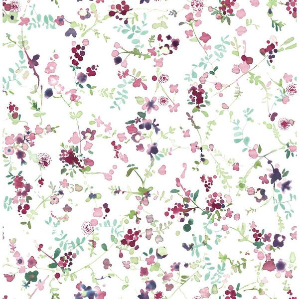 Nuwallpaper Pink Evie Peel And Stick Wallpaper Nus4041 The Home Depot