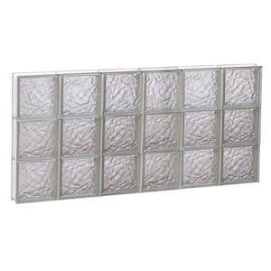 Hy-Lite 47 in. x 11 in. Acrylic Block Picture Vinyl Window White Glacier  Wave 9PW4711V1500WHG - The Home Depot