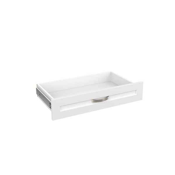 ClosetMaid Style+ 5 in. x 25 in. White Shaker Drawer Kit for 25 in. W Style+ Tower