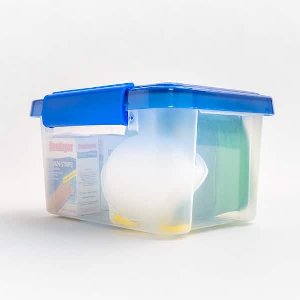 6 Qt./1.5 Gal. WeatherPro Clear Plastic Storage Tote