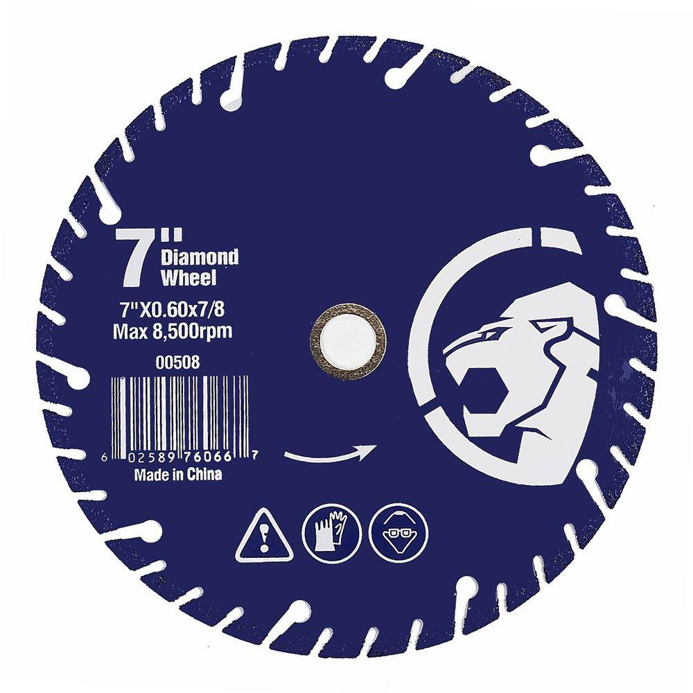 7 in. Diamond Edge Cut Off Abrasive Wheel with 7/8 in. Arbor price history on PriceWatchPro