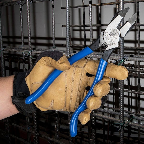 Klein Tools 9 in. High Leverage Ironworker's Pliers for Heavy Duty