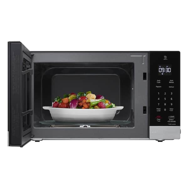 LG - NeoChef store 0.9 Cu. Ft. Compact Microwave with EasyClean - Stainless steel Mode