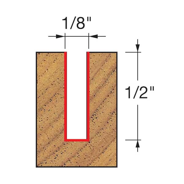Whiteside 1980 Round Over Router Bit – 1/8 Inch Radius, 3/8 Inch Diameter, 7/16 Inch Cutting Length, With Pilot, Made In USA, Premium Carbide