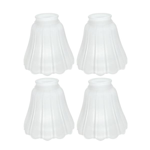 Lamp Shade Glass Shade Ceiling Fan Bell Shaped Frosted White 