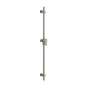35.375 in Adjustable Shower Bar in Brushed Nickel