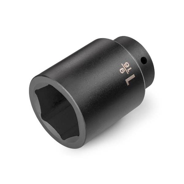1/2 Inch Drive x 1-9/16 Inch Deep 6-Point Impact Socket