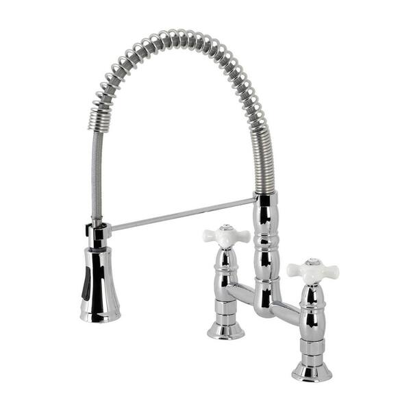 Heritage Cross Handle Single Post Vessel Lavatory Faucet by Kingston Brass