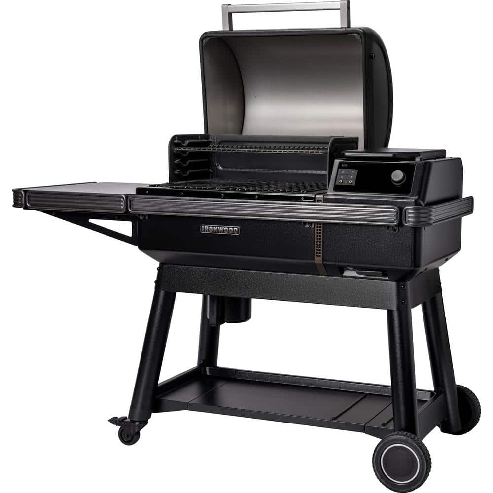 Traeger Ironwood Black Electric Wood Pellet Grill with WiFi