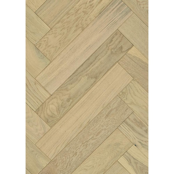 Shaw Rodeo Drive Prada White Oak 1/2 in. T X 5 in. W Tongue and Groove Engineered Hardwood Flooring (27.9 sq.ft./case)