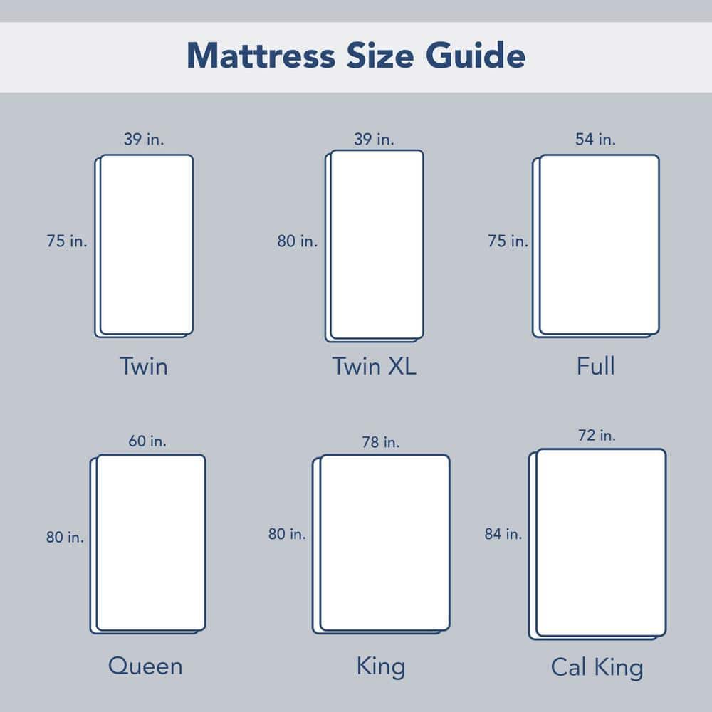 Twin White Bamboo and Polyester Waterproof Mattress Protector