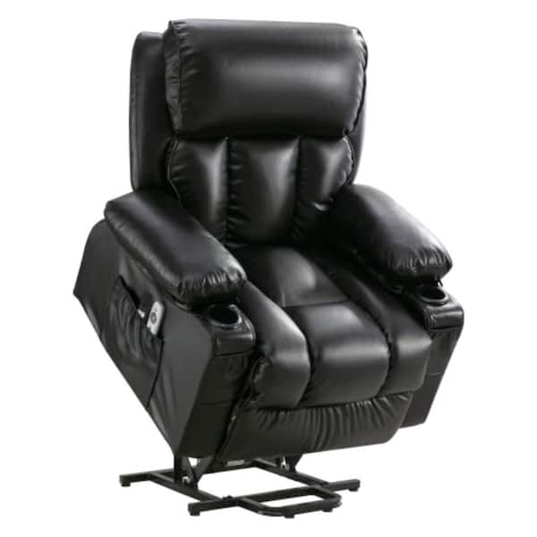Brown Power Lift Recliner Chair Recliners for Elderly with Heat and Massage Recliner Chair