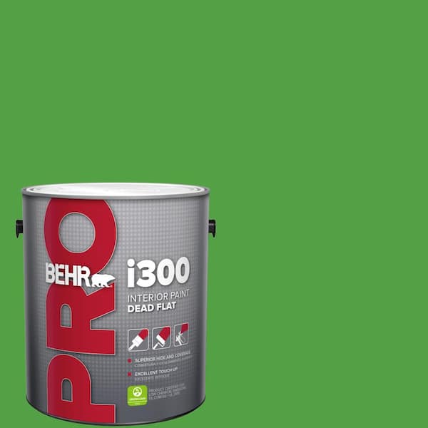 BEHR PRO 1 gal. #S-G-440 Green Acres Dead Flat Interior Paint