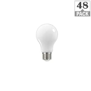 60-Watt Equivalent A19 Dimmable ENERGY STAR Frosted Filament LED Light Bulb Daylight (48-Pack)