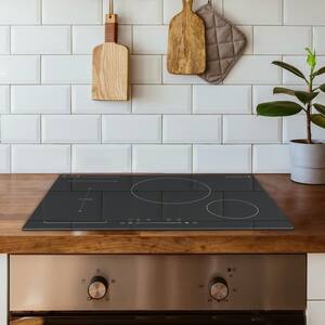 Smooth-top white ceramic cooktops started showing up in kitchens