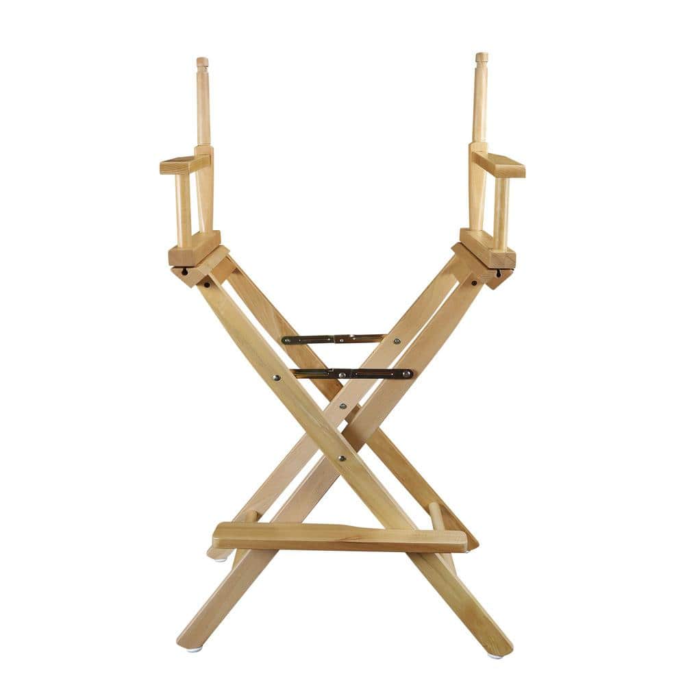 Casual Home 24 in. Director's Chair Natural Solid Wood Frame 220
