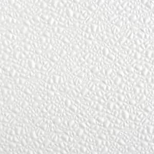 4 ft. x 8 ft. White 0.090 in. FRP Decorative Wall Paneling 1-Pack