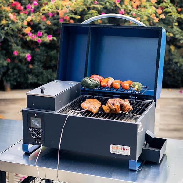  ORALNER Electric BBQ Grill with Stand, Warming Rack